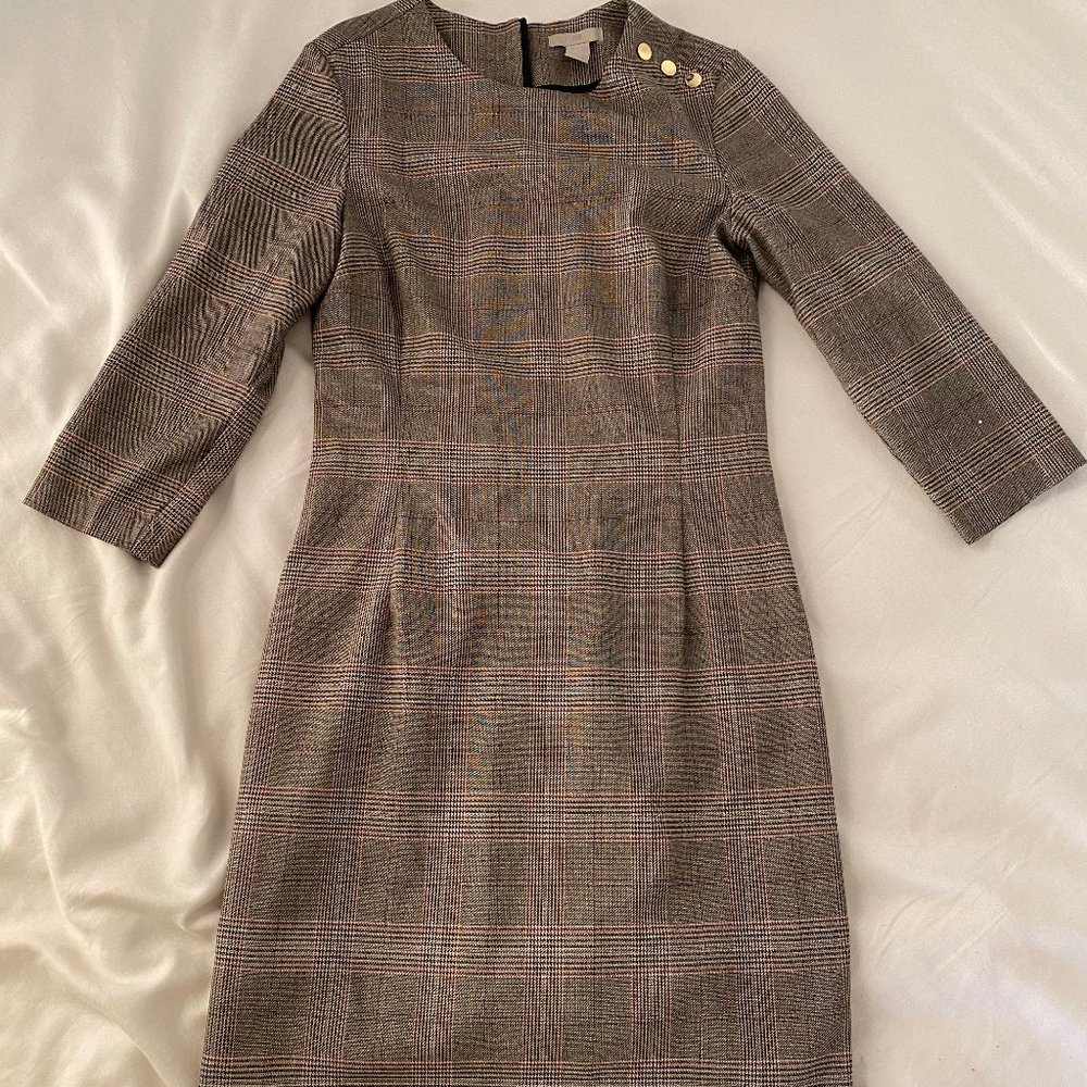 Plaid Midi Dress